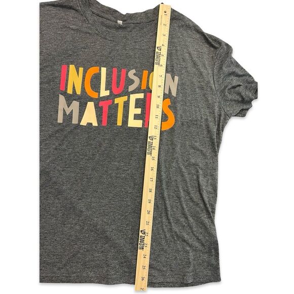 “Inclusion Matters” T-Shirt / Teacher / Educator / Social Justice / Size 2X - Picture 2 of 4